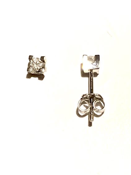 Pendientes Lucciole Gioielli Mujer Classic  in Oro blanco Diamante 0.08 Ct ORGL008-SI+ - ORGL008-SI+